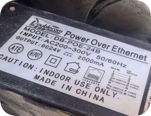 *Brand NEW*Suitable for Doublecom DB-POE-24B Power Supply DC24V2000mA Network Port Power